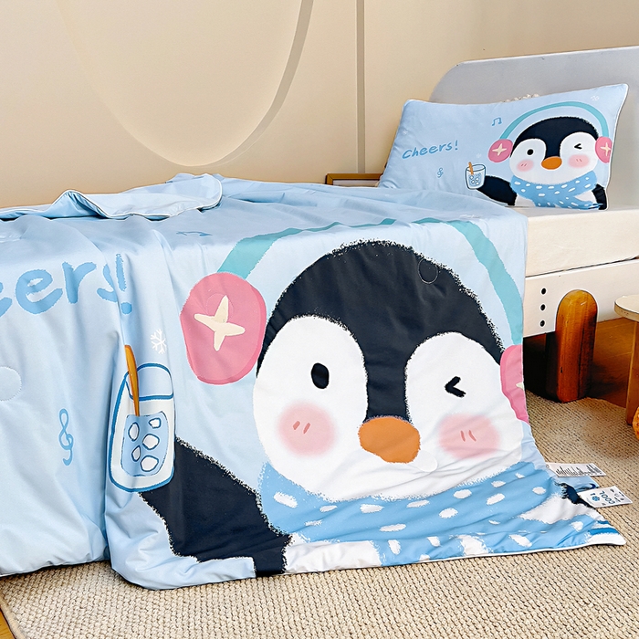 91家纺网 家纺一手货源 找家纺 （总）御棉坊2026新款A类锦氨数码印花大版蚕丝儿童夏凉被幼儿园午睡被宝宝夏季空调被薄被子