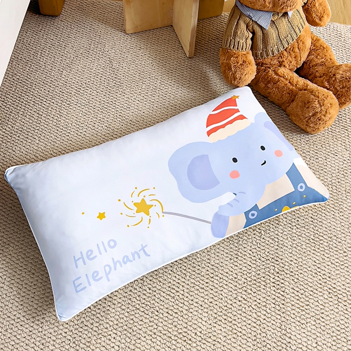 91家纺网 家纺一手货源 找家纺 御棉坊2026新款A类锦氨数码印花大版蚕丝儿童夏凉被幼儿园午睡被宝宝夏季空调被薄被子 魔法小象