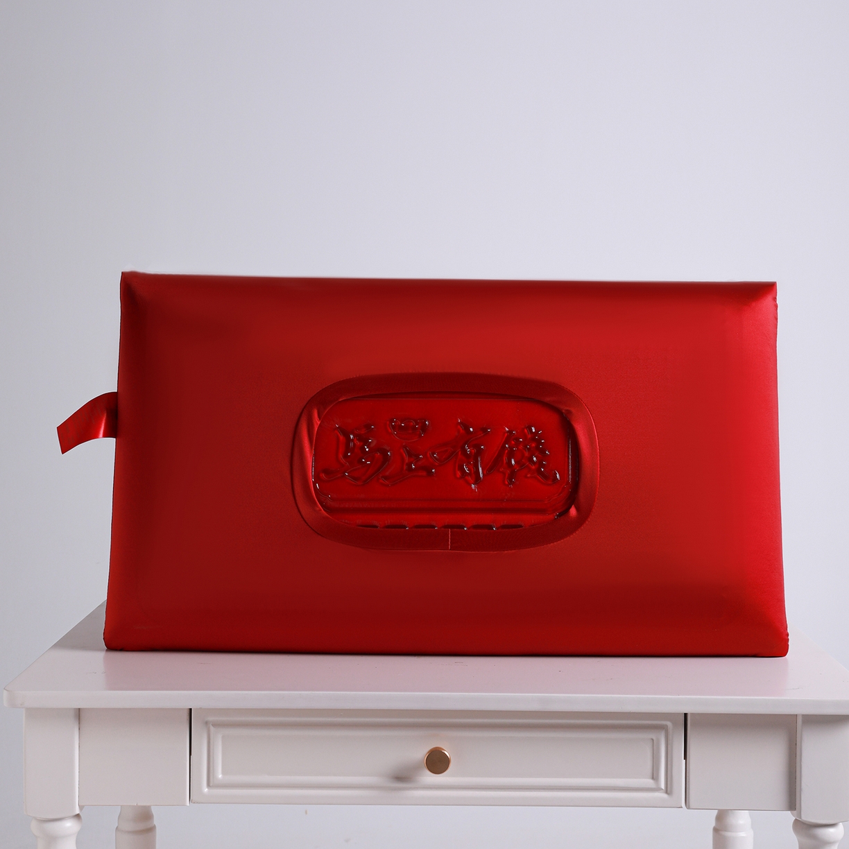 优芯选 2026新款马上有钱凉感凝胶枕记忆棉枕慢回弹记忆枕护颈枕头成人枕芯枕头 红色