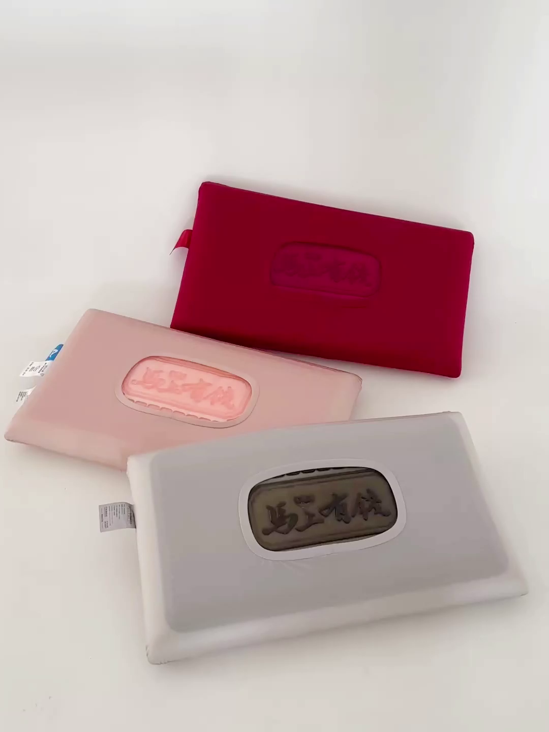 91家纺网 家纺一手货源 找家纺 优芯选 2026新款马上有钱凉感凝胶枕记忆棉枕慢回弹记忆枕护颈枕头成人枕芯枕头 粉色