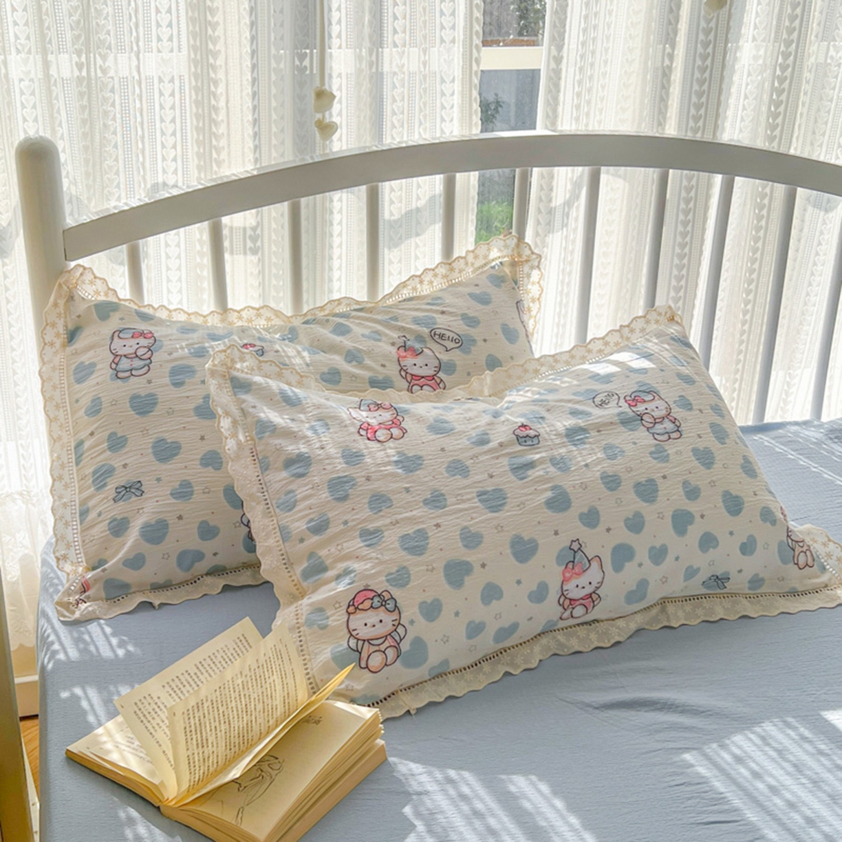 91家纺网 家纺一手货源 找家纺 （总）港岛妹妹 2026新款镂空花边夏被 夏被四件套