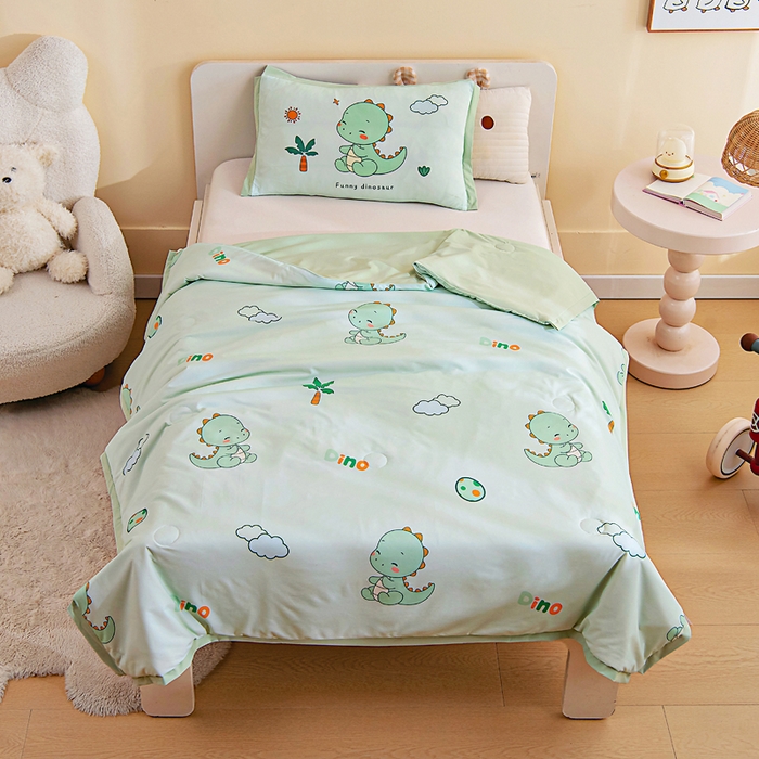 91家纺网 家纺一手货源 找家纺 （总）御棉坊2026新款A类锦氨数码印花圆网蚕丝儿童夏凉被幼儿园午睡被宝宝夏季空调被薄被子