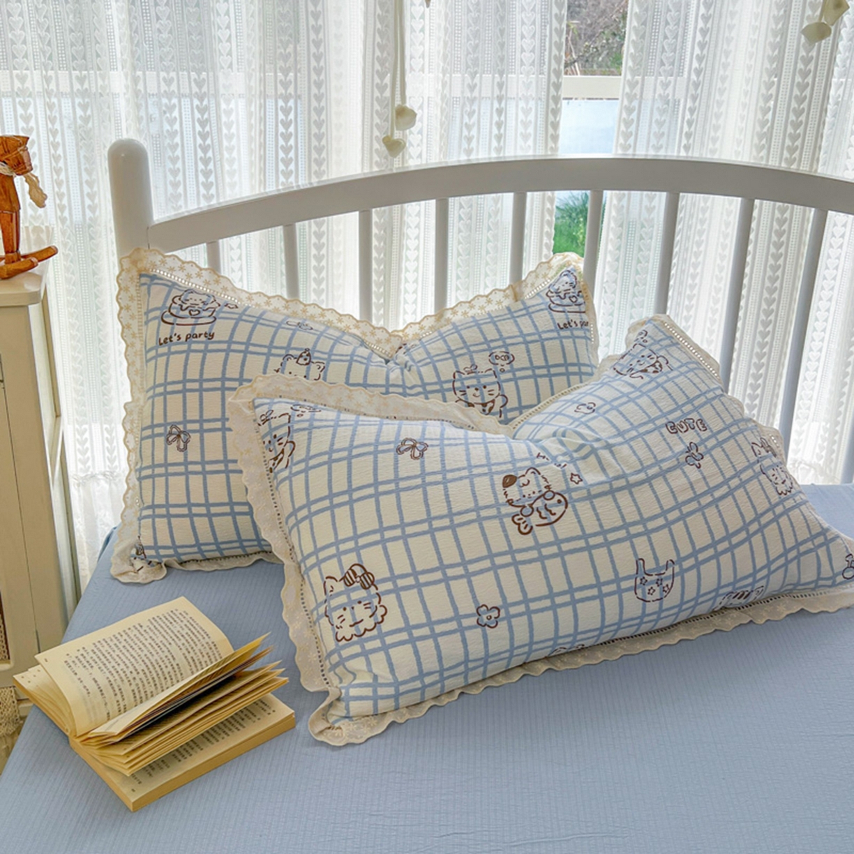 91家纺网 家纺一手货源 找家纺 港岛妹妹 2026新款镂空花边夏被 夏被四件套 格格屋