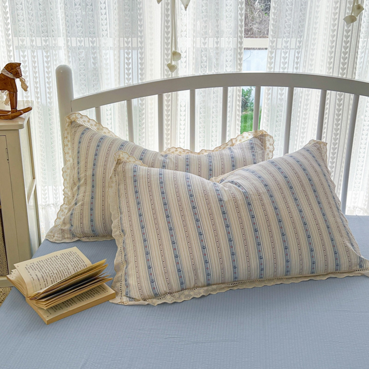 91家纺网 家纺一手货源 找家纺 港岛妹妹 2026新款镂空花边夏被 夏被四件套 米兰