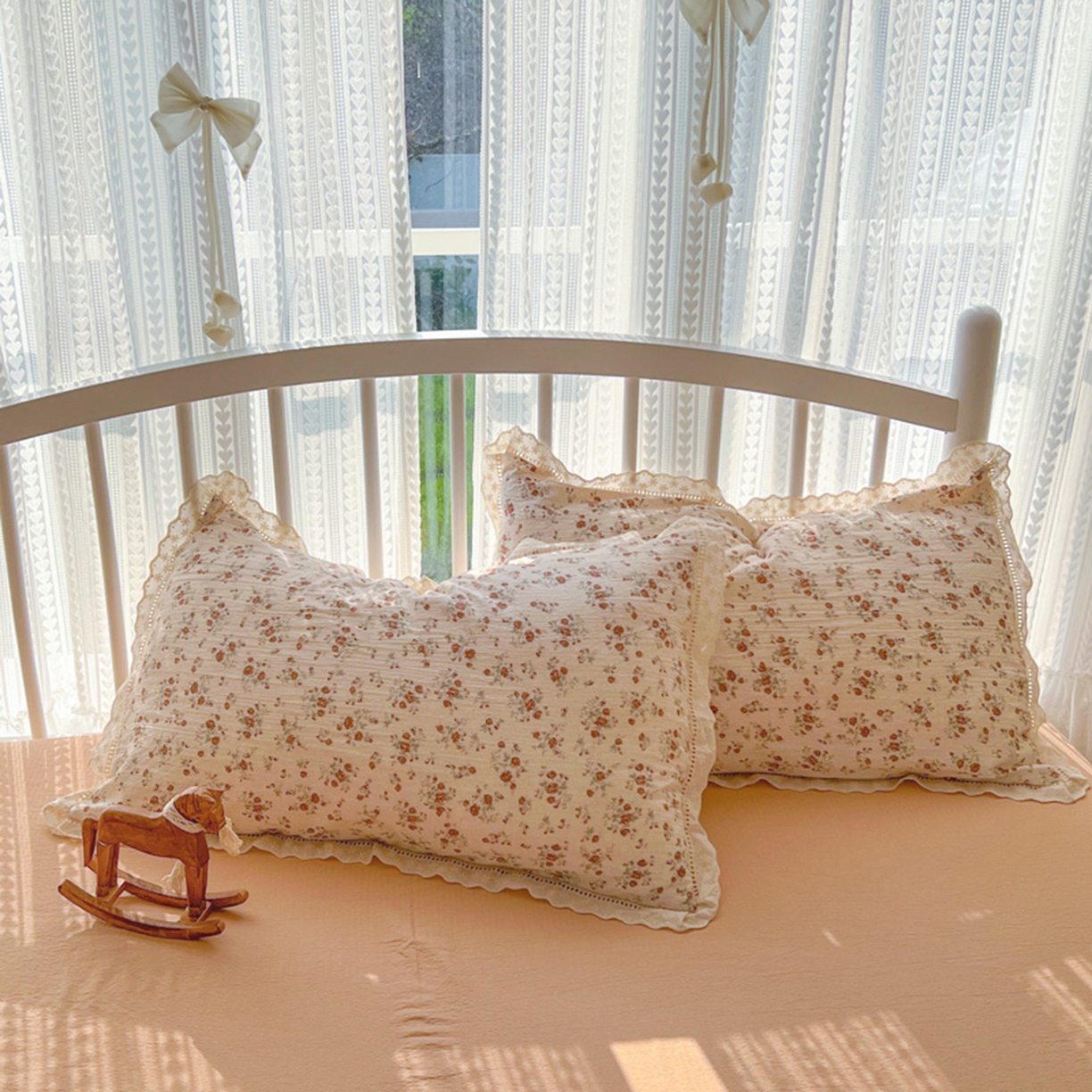 91家纺网 家纺一手货源 找家纺 港岛妹妹 2026新款镂空花边夏被 夏被四件套 木蔓秋诗