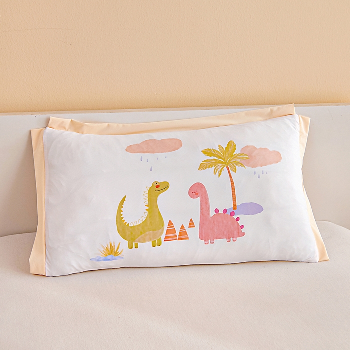 91家纺网 家纺一手货源 找家纺 御棉坊2026新款A类锦氨数码印花圆网蚕丝儿童夏凉被幼儿园午睡被宝宝夏季空调被薄被子 锦氨-海岸村米