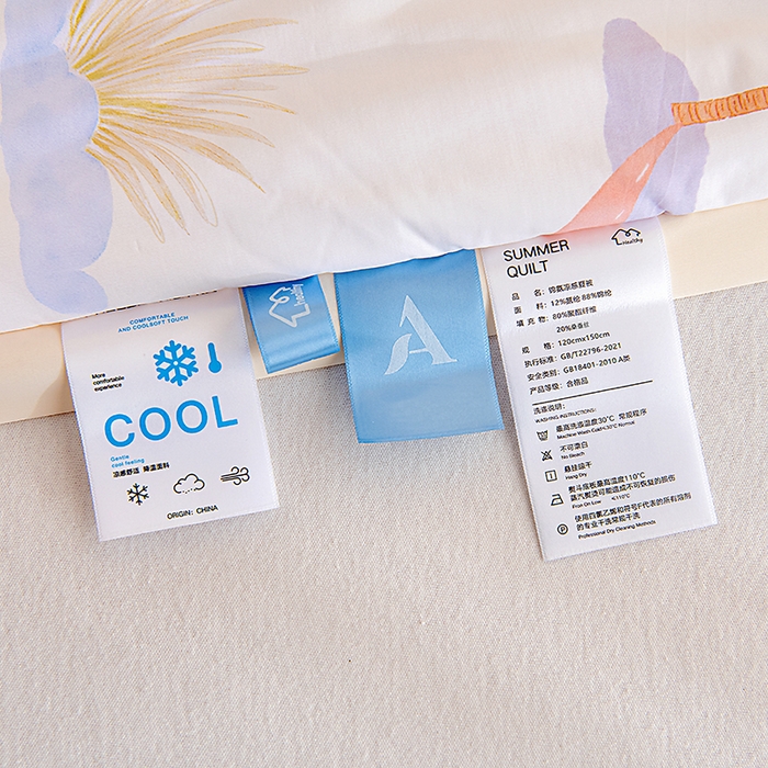 91家纺网 家纺一手货源 找家纺 御棉坊2026新款A类锦氨数码印花圆网蚕丝儿童夏凉被幼儿园午睡被宝宝夏季空调被薄被子 锦氨-海岸村米