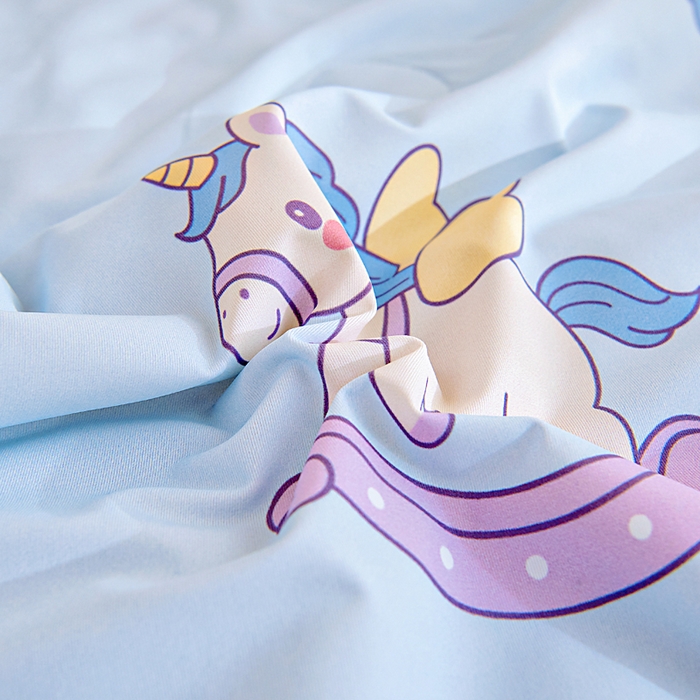 91家纺网 家纺一手货源 找家纺 御棉坊2026新款A类锦氨数码印花圆网蚕丝儿童夏凉被幼儿园午睡被宝宝夏季空调被薄被子 锦氨-彩虹小马