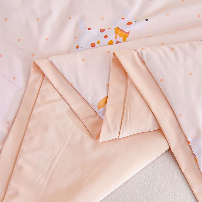 91家纺网 家纺一手货源 找家纺 御棉坊2026新款A类锦氨数码印花圆网蚕丝儿童夏凉被幼儿园午睡被宝宝夏季空调被薄被子 锦氨-狗乐园