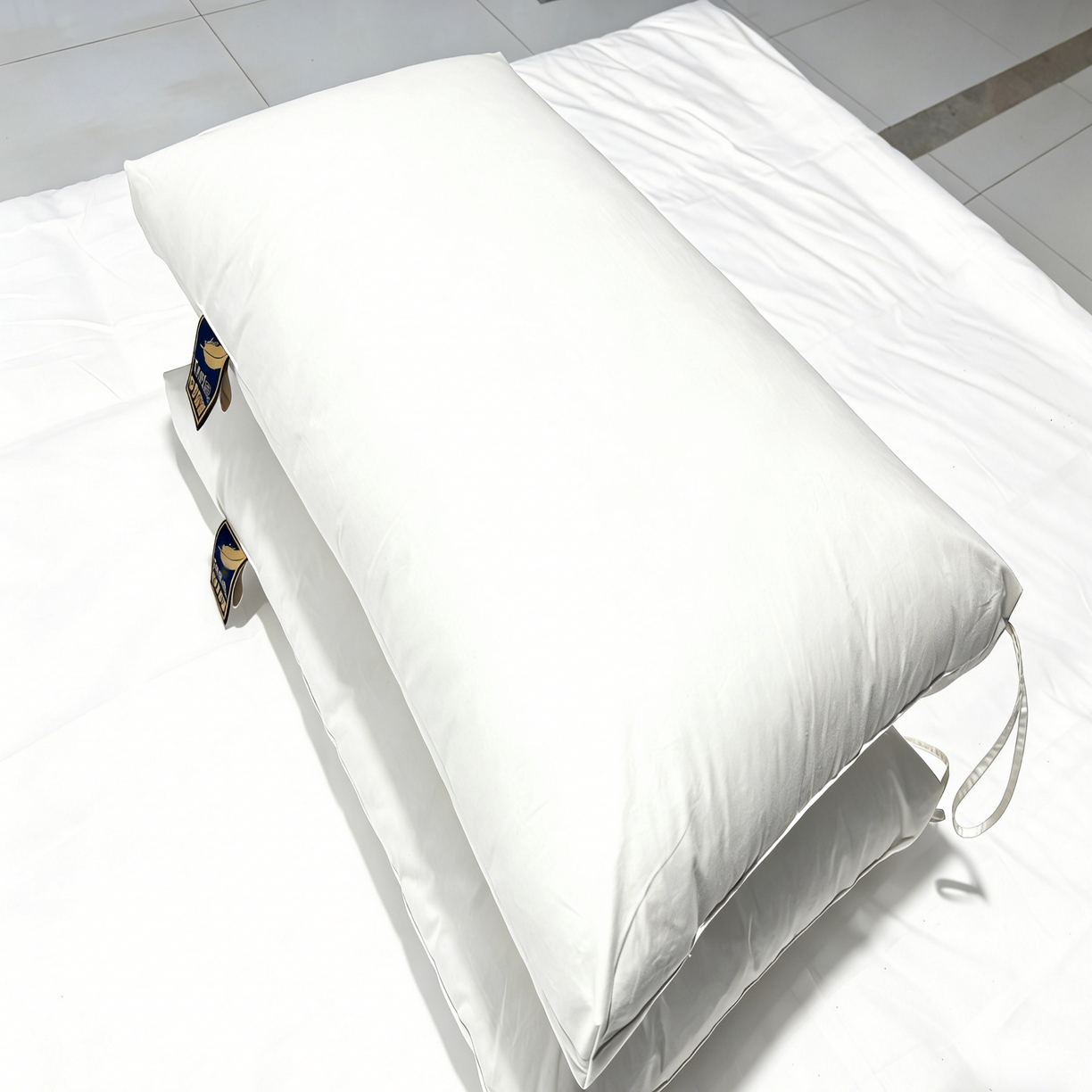 91家纺网 家纺一手货源 找家纺 （总）安力森/诚臻酒店用品 2026新款星级酒店鹅丝枕芯护颈枕头成人单人不扎头无异味高回弹家用助眠枕