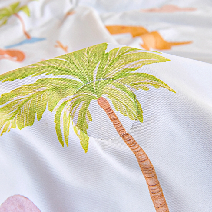 91家纺网 家纺一手货源 找家纺 御棉坊2026新款A类锦氨数码印花圆网蚕丝儿童夏凉被幼儿园午睡被宝宝夏季空调被薄被子 锦氨-海岸村绿