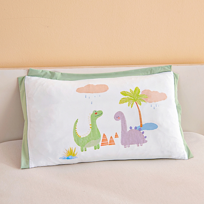 91家纺网 家纺一手货源 找家纺 御棉坊2026新款A类锦氨数码印花圆网蚕丝儿童夏凉被幼儿园午睡被宝宝夏季空调被薄被子 锦氨-海岸村绿