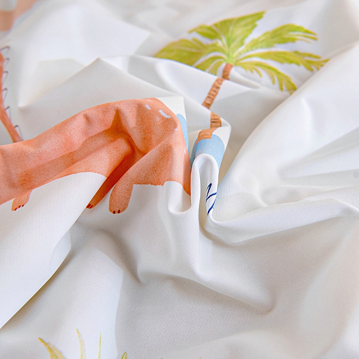 91家纺网 家纺一手货源 找家纺 御棉坊2026新款A类锦氨数码印花圆网蚕丝儿童夏凉被幼儿园午睡被宝宝夏季空调被薄被子 锦氨-海岸村绿