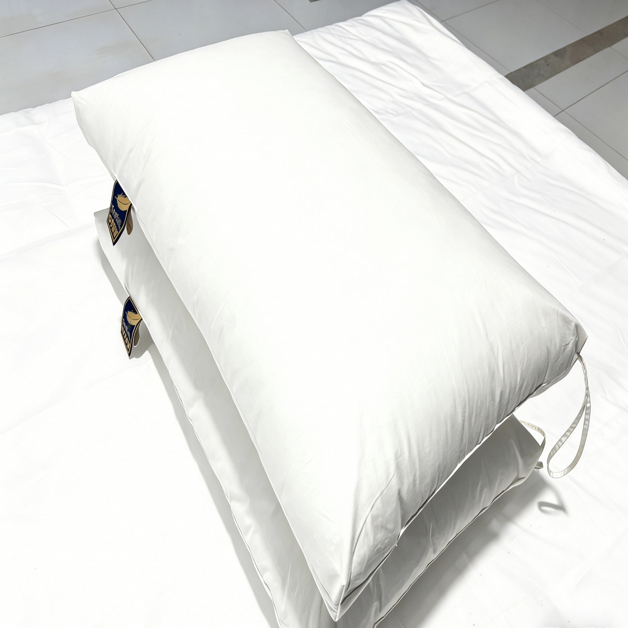 91家纺网 家纺一手货源 找家纺 （总）安力森/诚臻酒店用品 2026新款星级酒店鹅丝枕芯护颈枕头成人单人不扎头无异味高回弹家用助眠枕