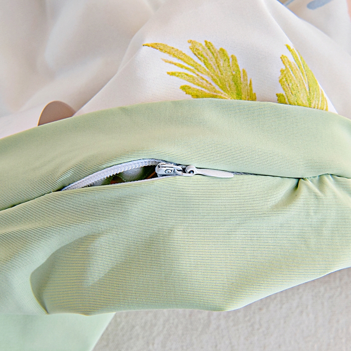 91家纺网 家纺一手货源 找家纺 御棉坊2026新款A类锦氨数码印花圆网蚕丝儿童夏凉被幼儿园午睡被宝宝夏季空调被薄被子 锦氨-海岸村绿