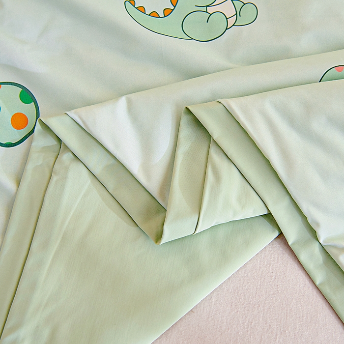 91家纺网 家纺一手货源 找家纺 御棉坊2026新款A类锦氨数码印花圆网蚕丝儿童夏凉被幼儿园午睡被宝宝夏季空调被薄被子 锦氨-恐龙宝贝