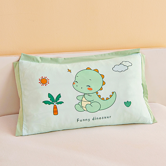 91家纺网 家纺一手货源 找家纺 御棉坊2026新款A类锦氨数码印花圆网蚕丝儿童夏凉被幼儿园午睡被宝宝夏季空调被薄被子 锦氨-恐龙宝贝