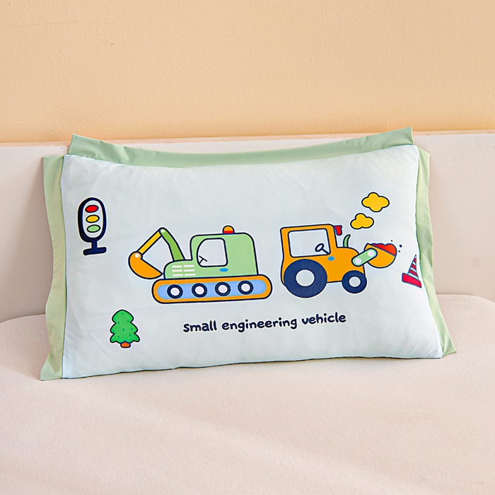 91家纺网 家纺一手货源 找家纺 御棉坊2026新款A类锦氨数码印花圆网蚕丝儿童夏凉被幼儿园午睡被宝宝夏季空调被薄被子 锦氨-森林工程队