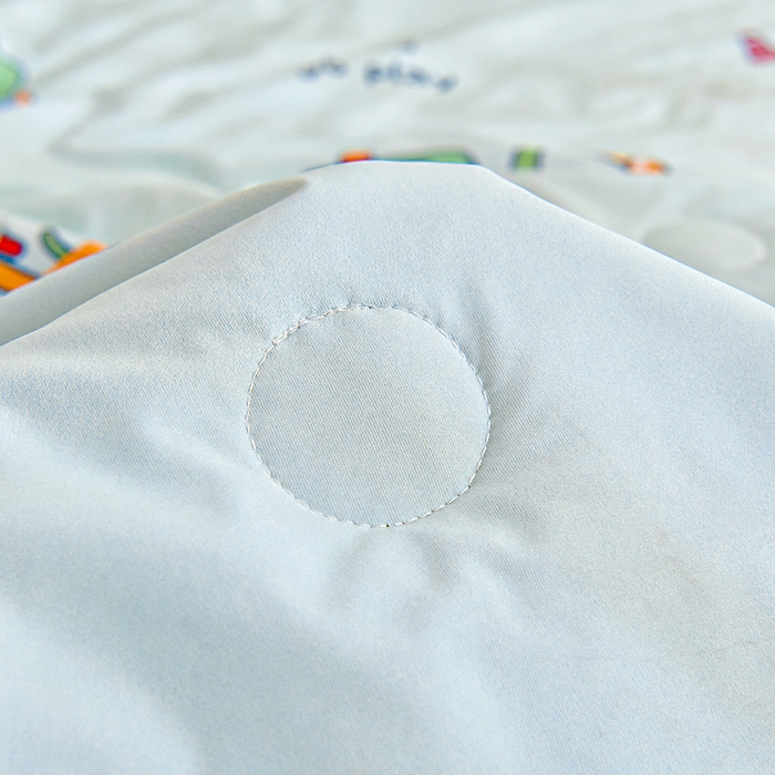 91家纺网 家纺一手货源 找家纺 御棉坊2026新款A类锦氨数码印花圆网蚕丝儿童夏凉被幼儿园午睡被宝宝夏季空调被薄被子 锦氨-森林工程队