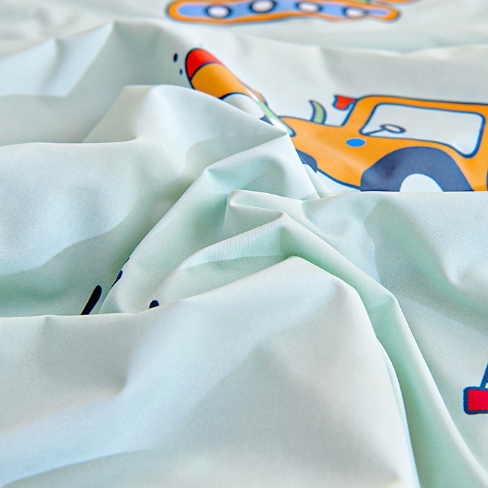 91家纺网 家纺一手货源 找家纺 御棉坊2026新款A类锦氨数码印花圆网蚕丝儿童夏凉被幼儿园午睡被宝宝夏季空调被薄被子 锦氨-森林工程队