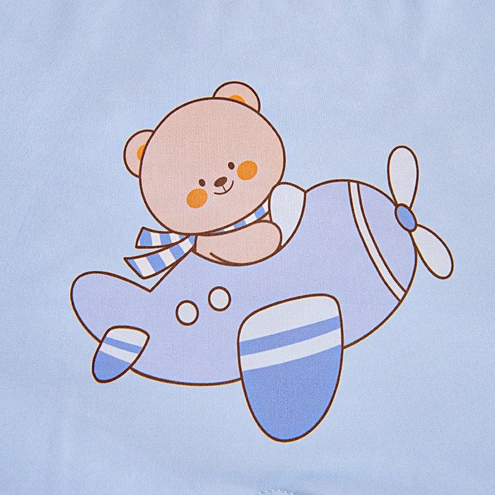 91家纺网 家纺一手货源 找家纺 御棉坊2026新款A类锦氨数码印花圆网蚕丝儿童夏凉被幼儿园午睡被宝宝夏季空调被薄被子 锦氨-小熊飞行员