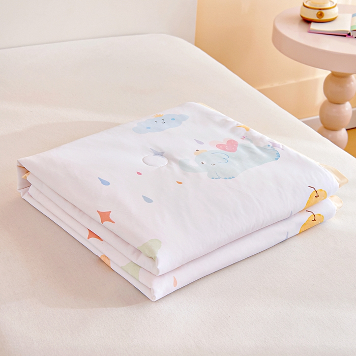 91家纺网 家纺一手货源 找家纺 御棉坊2026新款A类锦氨数码印花圆网蚕丝儿童夏凉被幼儿园午睡被宝宝夏季空调被薄被子 锦氨-星星梦