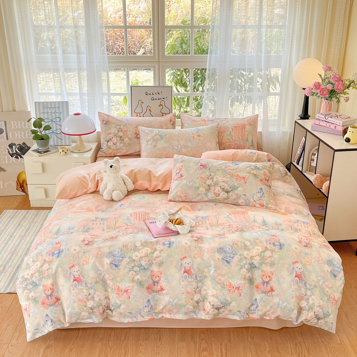 91家纺网 家纺一手货源 找家纺 （总）如约 2026新款13070数码印花四件套