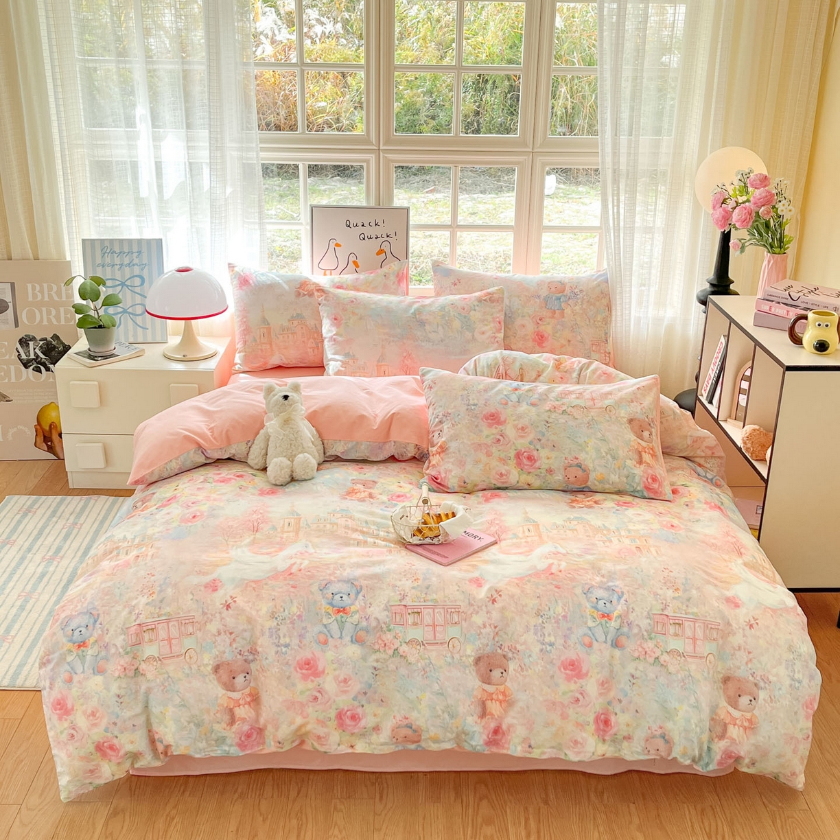 91家纺网 家纺一手货源 找家纺 （总）如约 2026新款13070数码印花四件套