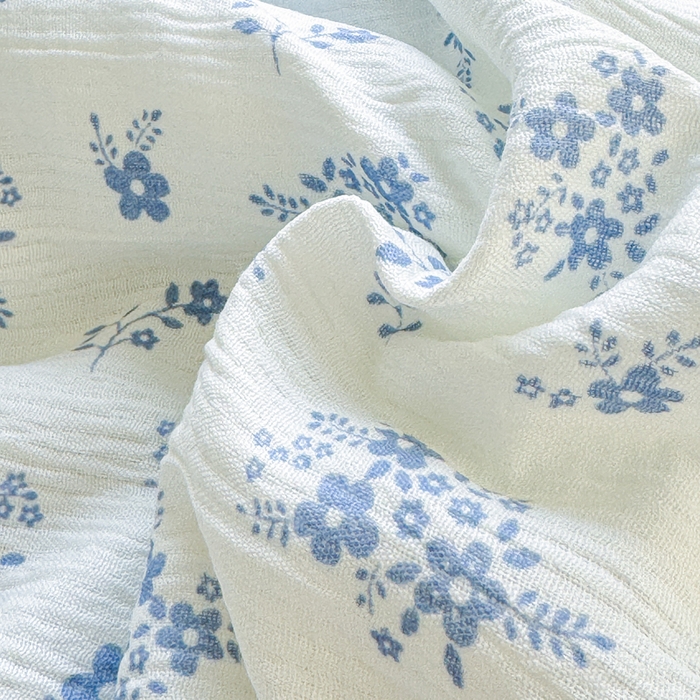 91家纺网 家纺一手货源 找家纺 几禾 2026新款A类三层纱印花夏被-柔纱 柔纱-丛中小熊