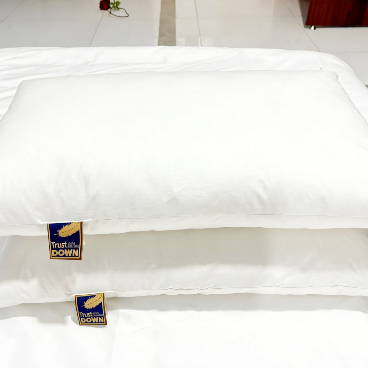 91家纺网 家纺一手货源 找家纺 （总）安力森/诚臻酒店用品 2026新款星级酒店鹅丝枕芯护颈枕头成人单人不扎头无异味高回弹家用助眠枕