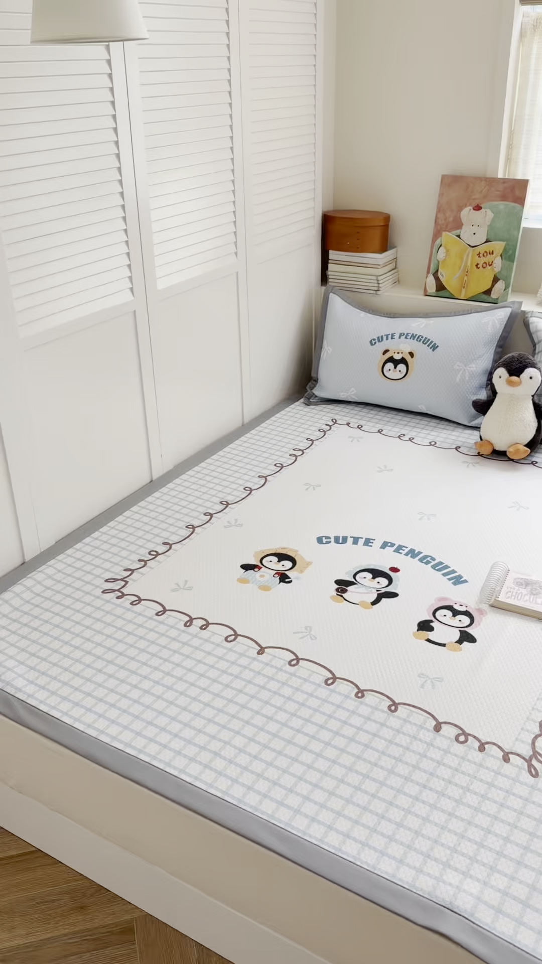 91家纺网 家纺一手货源 找家纺 （总）Sweet dreams甜梦 2026新款数码印花大板凉感豆豆席