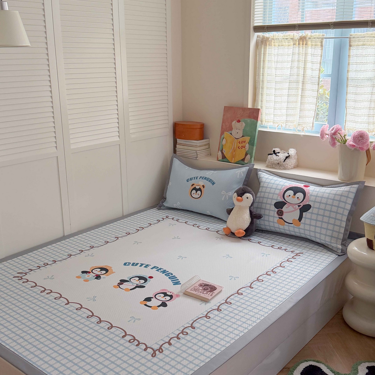 91家纺网 家纺一手货源 找家纺 （总）Sweet dreams甜梦 2026新款数码印花大板凉感豆豆席