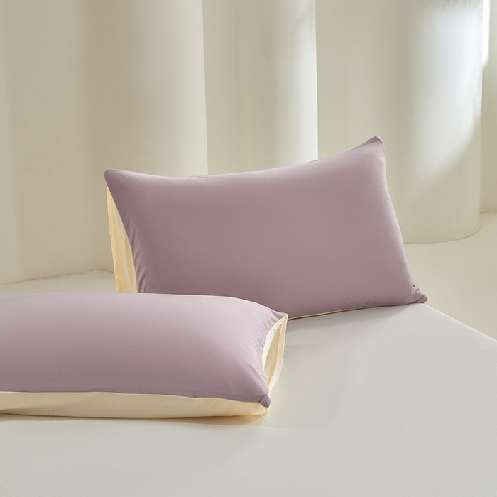 91家纺网 家纺一手货源 找家纺 桃子家居 2026新款A类高品质冰冰凉雪花冰感凉皮双面加倍透气孔氨纶凉感夏被 冰感凉皮-葡萄奶昔（加倍透气）