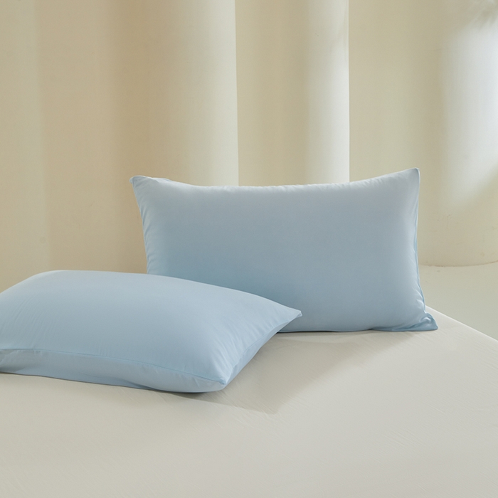 91家纺网 家纺一手货源 找家纺 桃子家居 2026新款A类高品质冰冰凉雪花冰感凉皮双面加倍透气孔氨纶凉感夏被 冰感凉皮-清新蓝（加倍透气）