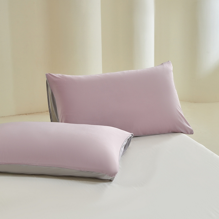 91家纺网 家纺一手货源 找家纺 桃子家居 2026新款A类高品质冰冰凉雪花冰感凉皮双面加倍透气孔氨纶凉感夏被 冰感凉皮-芋紫灰（加倍透气）