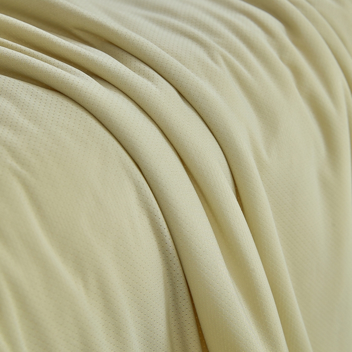 91家纺网 家纺一手货源 找家纺 桃子家居 2026新款A类高品质冰冰凉雪花冰感凉皮双面加倍透气孔氨纶凉感夏被 冰感凉皮-抹茶芒果（加倍透气）