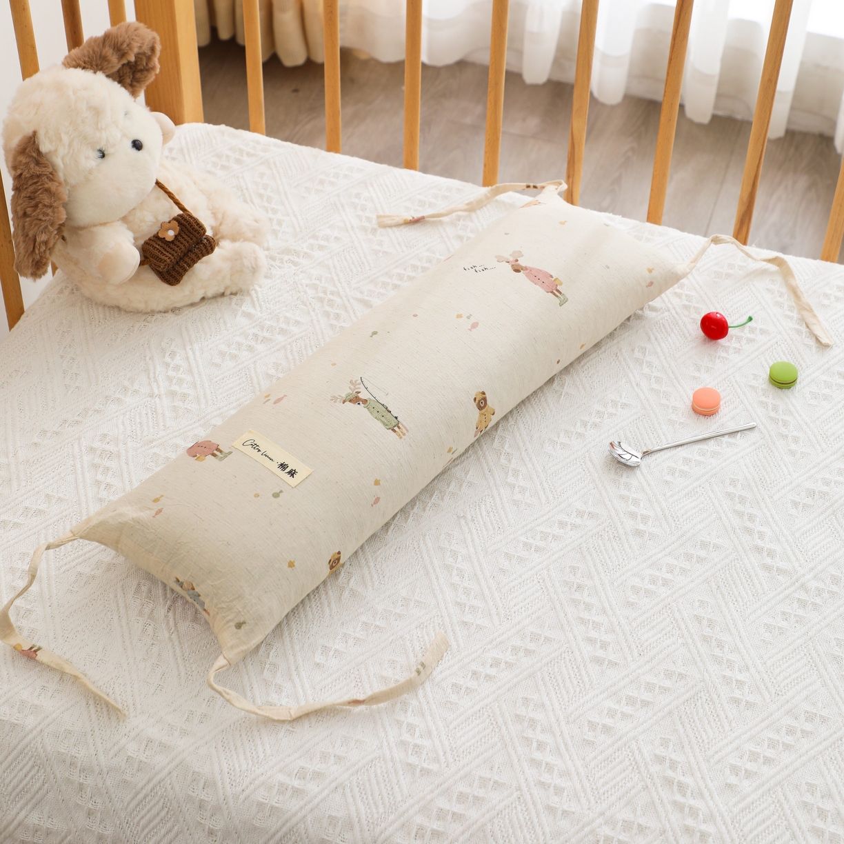 91家纺网 家纺一手货源 找家纺 芯洲 2026新款全棉透气棉麻颈椎荞麦护颈枕枕头枕芯 棉麻颈椎枕-乐园