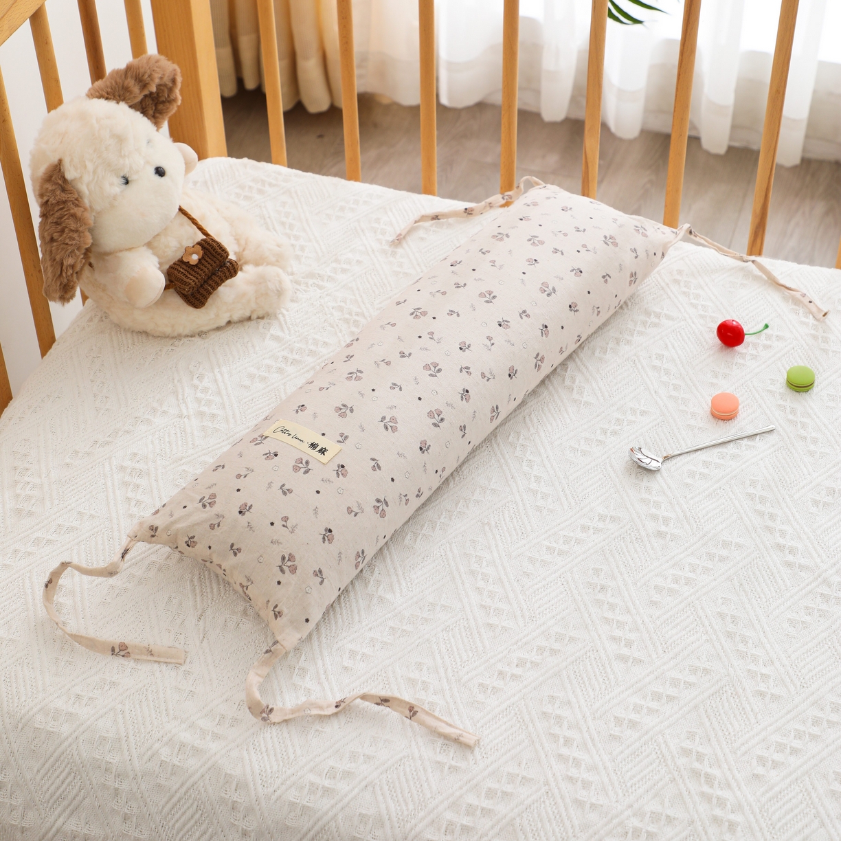 91家纺网 家纺一手货源 找家纺 芯洲 2026新款全棉透气棉麻颈椎荞麦护颈枕枕头枕芯 棉麻颈椎枕-郁金香