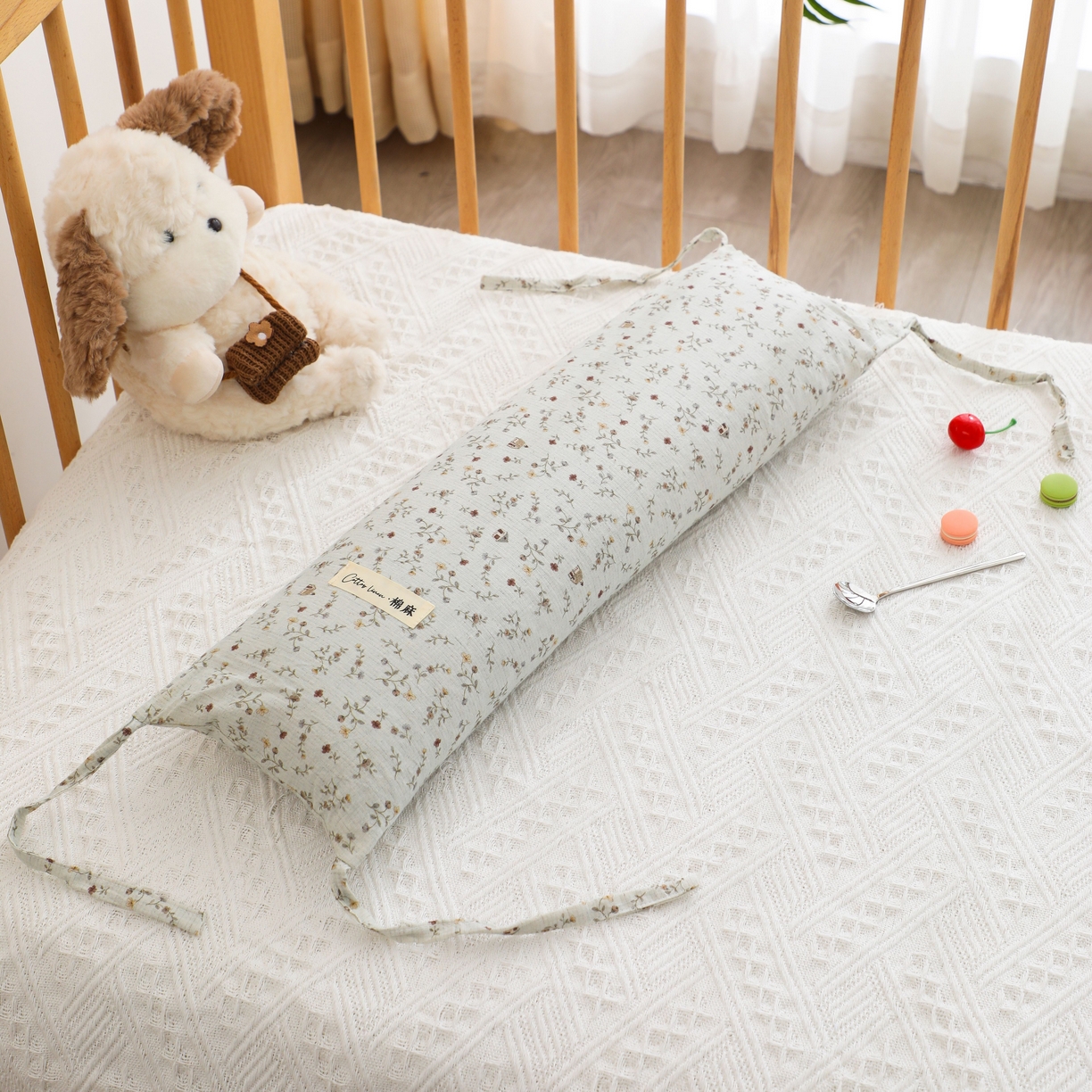 91家纺网 家纺一手货源 找家纺 芯洲 2026新款全棉透气棉麻颈椎荞麦护颈枕枕头枕芯 棉麻颈椎枕-小房子