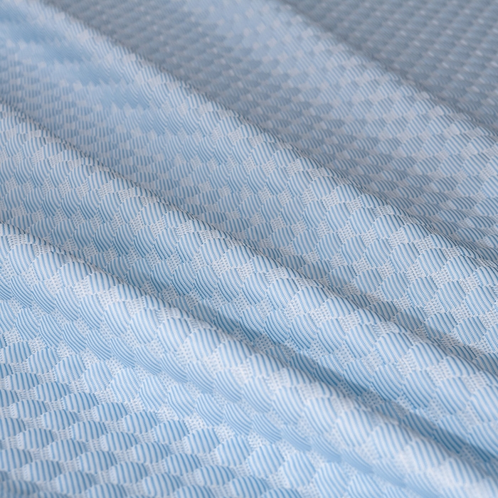 91家纺网 家纺一手货源 找家纺 席匠 2026新款A类凉感豆豆凉席席子凉席三件套 婴儿蓝