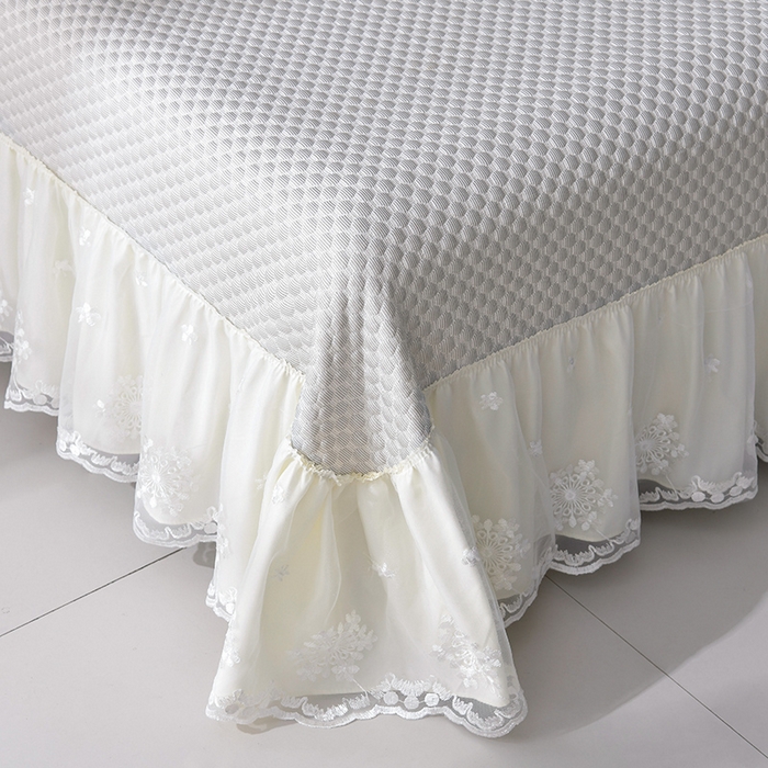 91家纺网 家纺一手货源 找家纺 席匠 2026新款A类凉感豆豆凉席席子凉席三件套 灰色