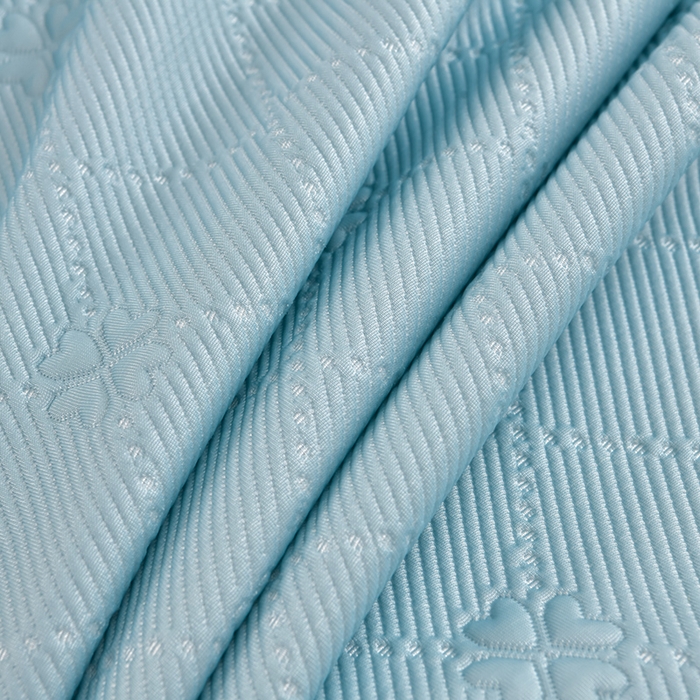 91家纺网 家纺一手货源 找家纺 席匠 2026新款凉感冰豆豆床裙款凉席席子凉席-PE系列 幸运草-蓝