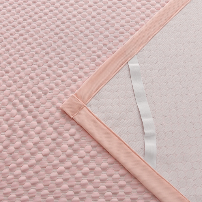 91家纺网 家纺一手货源 找家纺 （总）席匠 2026新款冰豆豆床裙纯色款凉席席子凉席三件套