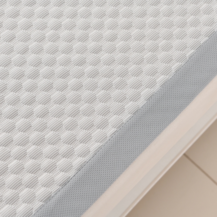 91家纺网 家纺一手货源 找家纺 席匠 2026新款冰豆豆床裙纯色款凉席席子凉席三件套 纯色床席款-灰