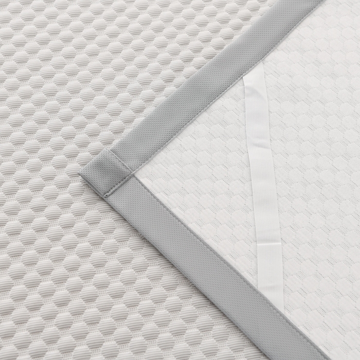 91家纺网 家纺一手货源 找家纺 席匠 2026新款冰豆豆床裙纯色款凉席席子凉席三件套 纯色床席款-灰