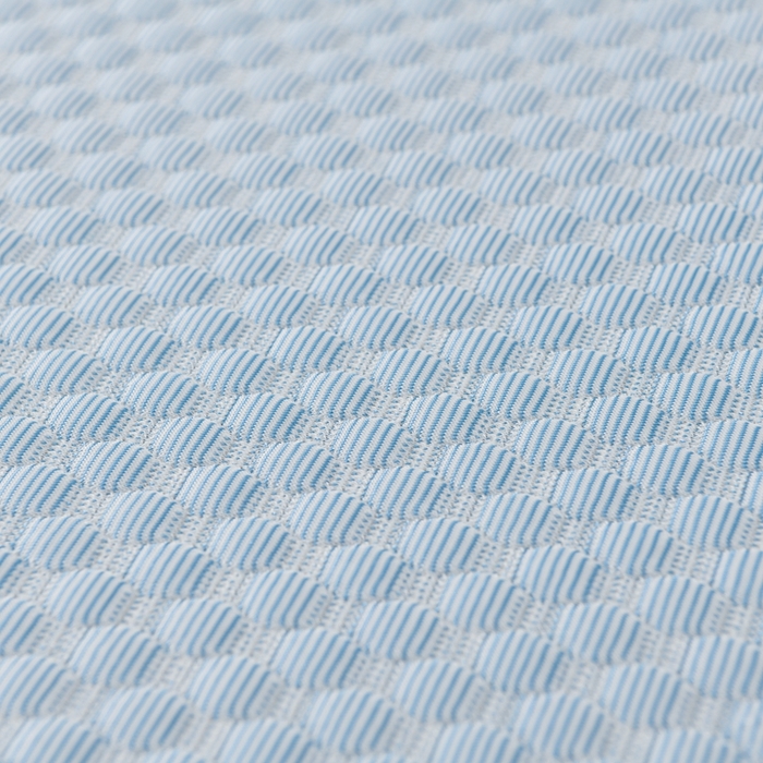 91家纺网 家纺一手货源 找家纺 席匠 2026新款冰豆豆床裙纯色款凉席席子凉席三件套 纯色床席款-蓝