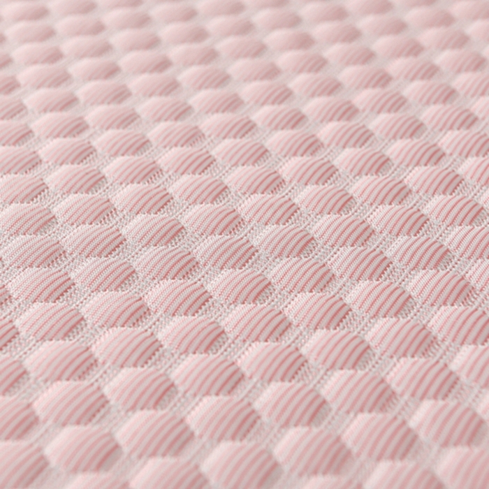 91家纺网 家纺一手货源 找家纺 席匠 2026新款冰豆豆床裙纯色款凉席席子凉席三件套 纯色床笠款-粉