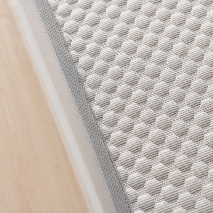 91家纺网 家纺一手货源 找家纺 席匠 2026新款冰豆豆床裙纯色款凉席席子凉席三件套 纯色床笠款-灰