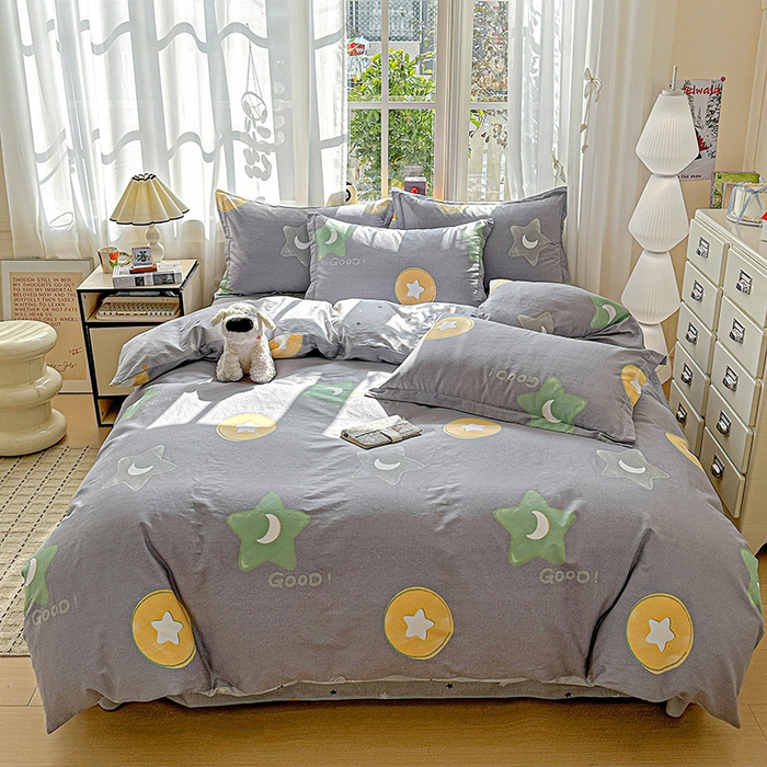 91家纺网 家纺一手货源 找家纺 （总） 依庭 2026新款12868全棉纯棉印花四件套