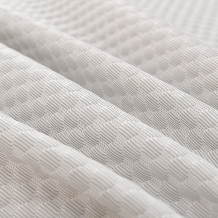 91家纺网 家纺一手货源 找家纺 席匠 2026新款冰豆豆床裙纯色款凉席席子凉席三件套 纯色渐变床裙款-灰